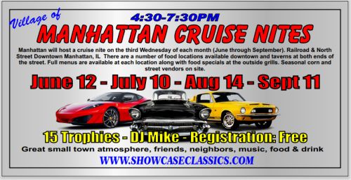 Wednesday, June 12th - Manhattan Cruise Nite in Manhattan