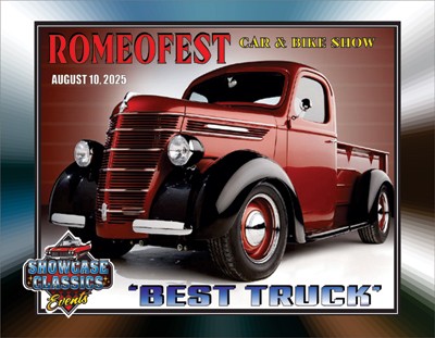 Sunday, August 10th - RomeoFest Car & Bike Show in Romeoville