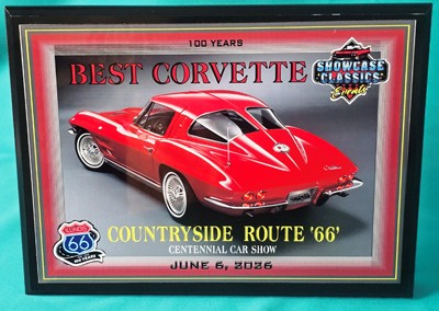 Saturday, June 6th - Countryside Route 66 Centennial Car & Bike Show Plaques