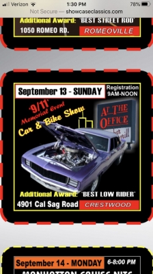 2020 At The Office Bar & Grill Car & Bike Show
