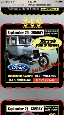 2020 Terry's Ford Car & Bike Show
